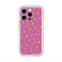 スリムプロテクションプレミアムケース with MagSafe［ Drawing Dot - Pink ］