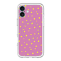 スリムプロテクションプレミアムケース with MagSafe［ Drawing Dot - Pink ］