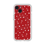 スリムプロテクションプレミアムケース with MagSafe［ Drawing Dot - Red ］