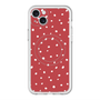 スリムプロテクションプレミアムケース with MagSafe［ Drawing Dot - Red ］