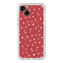 スリムプロテクションプレミアムケース with MagSafe［ Drawing Dot - Red ］