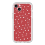 スリムプロテクションプレミアムケース with MagSafe［ Drawing Dot - Red ］
