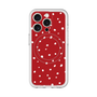 スリムプロテクションプレミアムケース with MagSafe［ Drawing Dot - Red ］