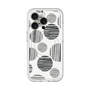 スリムプロテクションプレミアムケース with MagSafe［ Nordic Dot - Black ］