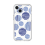 スリムプロテクションプレミアムケース with MagSafe［ Nordic Dot - Blue ］