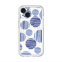 スリムプロテクションプレミアムケース with MagSafe［ Nordic Dot - Blue ］