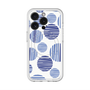 スリムプロテクションプレミアムケース with MagSafe［ Nordic Dot - Blue ］