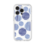スリムプロテクションプレミアムケース with MagSafe［ Nordic Dot - Blue ］