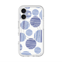 スリムプロテクションプレミアムケース with MagSafe［ Nordic Dot - Blue ］