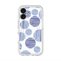 スリムプロテクションプレミアムケース with MagSafe［ Nordic Dot - Blue ］