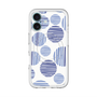 スリムプロテクションプレミアムケース with MagSafe［ Nordic Dot - Blue ］
