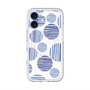 スリムプロテクションプレミアムケース with MagSafe［ Nordic Dot - Blue ］