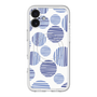 スリムプロテクションプレミアムケース with MagSafe［ Nordic Dot - Blue ］