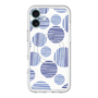 スリムプロテクションプレミアムケース with MagSafe［ Nordic Dot - Blue ］