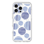 スリムプロテクションプレミアムケース with MagSafe［ Nordic Dot - Blue ］
