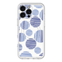 スリムプロテクションプレミアムケース with MagSafe［ Nordic Dot - Blue ］