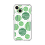 スリムプロテクションプレミアムケース with MagSafe［ Nordic Dot - Green ］