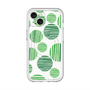 スリムプロテクションプレミアムケース with MagSafe［ Nordic Dot - Green ］