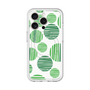 スリムプロテクションプレミアムケース with MagSafe［ Nordic Dot - Green ］