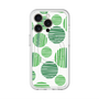 スリムプロテクションプレミアムケース with MagSafe［ Nordic Dot - Green ］