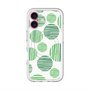 スリムプロテクションプレミアムケース with MagSafe［ Nordic Dot - Green ］