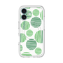 スリムプロテクションプレミアムケース with MagSafe［ Nordic Dot - Green ］