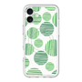 スリムプロテクションプレミアムケース with MagSafe［ Nordic Dot - Green ］