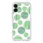 スリムプロテクションプレミアムケース with MagSafe［ Nordic Dot - Green ］