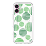スリムプロテクションプレミアムケース with MagSafe［ Nordic Dot - Green ］