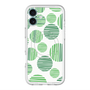 スリムプロテクションプレミアムケース with MagSafe［ Nordic Dot - Green ］