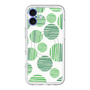 スリムプロテクションプレミアムケース with MagSafe［ Nordic Dot - Green ］