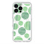 スリムプロテクションプレミアムケース with MagSafe［ Nordic Dot - Green ］