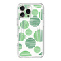 スリムプロテクションプレミアムケース with MagSafe［ Nordic Dot - Green ］