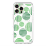 スリムプロテクションプレミアムケース with MagSafe［ Nordic Dot - Green ］