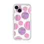 スリムプロテクションプレミアムケース with MagSafe［ Nordic Dot - Pink ］