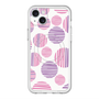 スリムプロテクションプレミアムケース with MagSafe［ Nordic Dot - Pink ］
