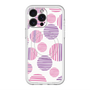 スリムプロテクションプレミアムケース with MagSafe［ Nordic Dot - Pink ］