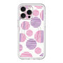スリムプロテクションプレミアムケース with MagSafe［ Nordic Dot - Pink ］