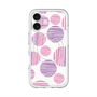 スリムプロテクションプレミアムケース with MagSafe［ Nordic Dot - Pink ］