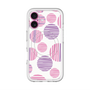 スリムプロテクションプレミアムケース with MagSafe［ Nordic Dot - Pink ］
