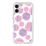 スリムプロテクションプレミアムケース with MagSafe［ Nordic Dot - Pink ］