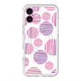 スリムプロテクションプレミアムケース with MagSafe［ Nordic Dot - Pink ］