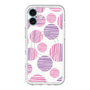 スリムプロテクションプレミアムケース with MagSafe［ Nordic Dot - Pink ］