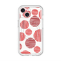 スリムプロテクションプレミアムケース with MagSafe［ Nordic Dot - Red ］