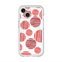 スリムプロテクションプレミアムケース with MagSafe［ Nordic Dot - Red ］