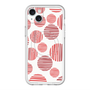 スリムプロテクションプレミアムケース with MagSafe［ Nordic Dot - Red ］