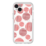 スリムプロテクションプレミアムケース with MagSafe［ Nordic Dot - Red ］