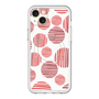 スリムプロテクションプレミアムケース with MagSafe［ Nordic Dot - Red ］