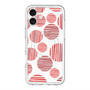 スリムプロテクションプレミアムケース with MagSafe［ Nordic Dot - Red ］