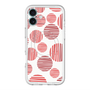 スリムプロテクションプレミアムケース with MagSafe［ Nordic Dot - Red ］